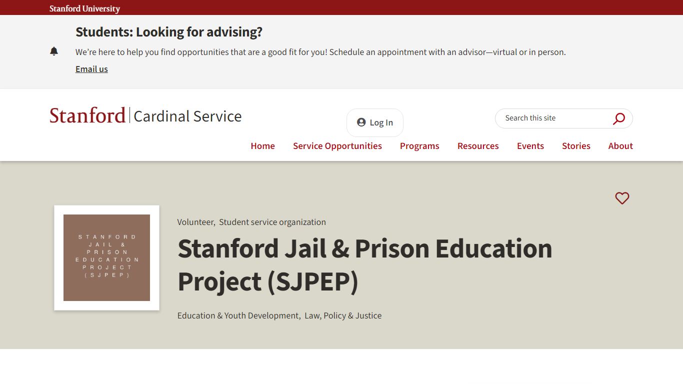 Stanford Jail & Prison Education Project (SJPEP)